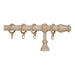 GENKOVSKI WOODEN CORNICE MODEL 4 250 CM. NATURAL BEECH - Корнизи<<<Корнизи щори и пердета<<<Мебели и