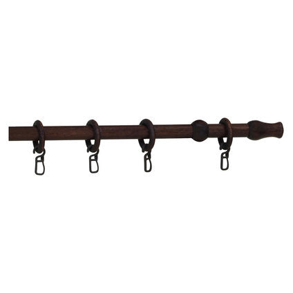 SECOND CURTAIN SET FOR GENKOVSKI MODEL 4 300 CM. DARK WALNUT