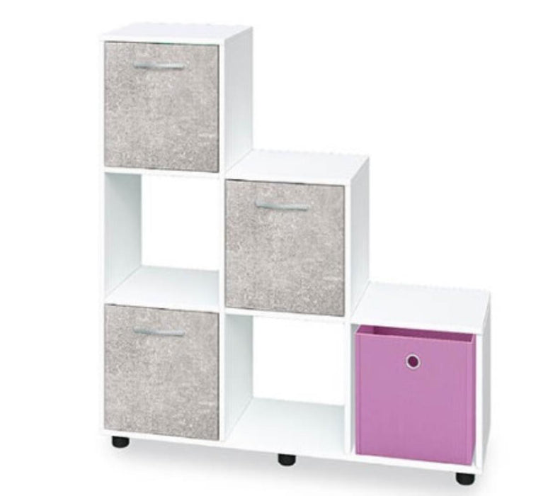 SHELF CUBE 6 101.2/106/33CM WHITE