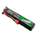 Gens ace 25C 2400mAh 2S2P 7.4V Saddle Airsoft Gun Lipo Battery with Mini Deans(T) Plug - Lithium