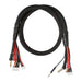Gens Ace 2S/4S Charge Cable: 4mm & 5mm Bullet With 4.0mm Bullet Connector - Accessories<<<Charging<<<RC
