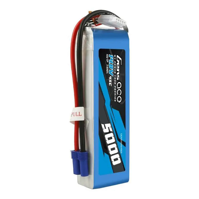 Gens Ace 5000mAh 14.8V 45C 4S1P battery - Lithium and NiMH<<<Batteries<<<RC models<<<InnproXML