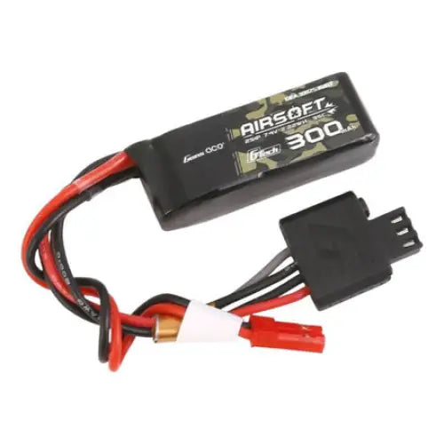 Gens ace G-Tech 35C 300mAh 2S1P 7.4V Airsoft Gun Lipo Battery with JST-SYP Plug - Lithium and NiMH<<<Batteries<<<RC