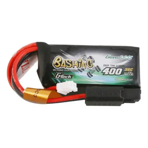 Gens ace G-Tech 400mAh 7.4V 2S1P 35C Lipo Battery with JST-PHR Plug-Bashing Series Connector - Lithium