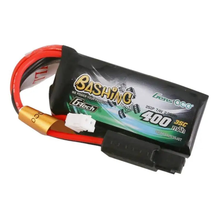 Gens ace G-Tech 400mAh 7.4V 2S1P 35C Lipo Battery with JST-PHR Plug-Bashing Series Connector - Lithium
