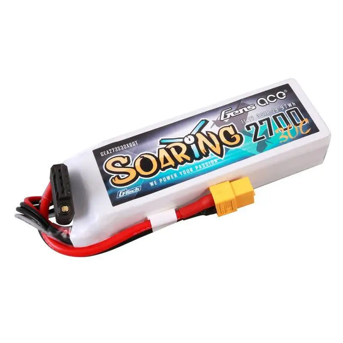Gens ace G-Tech Soaring 2700mAh 11.1V 30C 3S1P LiPo Battery - Lithium and NiMH<<<Batteries<<<RC models<<<InnproXML