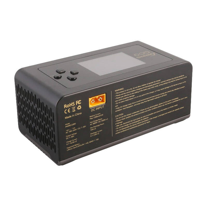 Gens Ace IMARS D300 G-Tech Channel AC/DC 300W/700W RC Battery Charger-EU Black - Chargers<<<Charging<<<RC