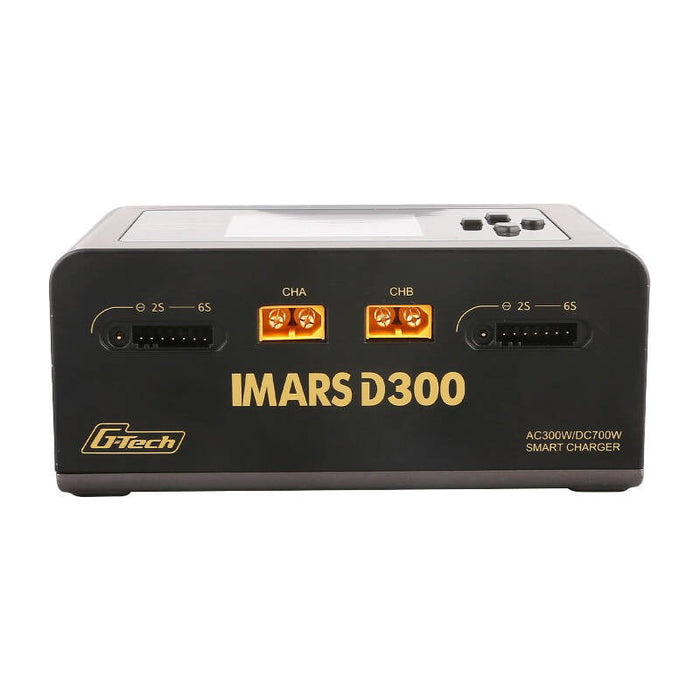 Gens Ace IMARS D300 G-Tech Channel AC/DC 300W/700W RC Battery Charger-EU Black - Chargers<<<Charging<<<RC