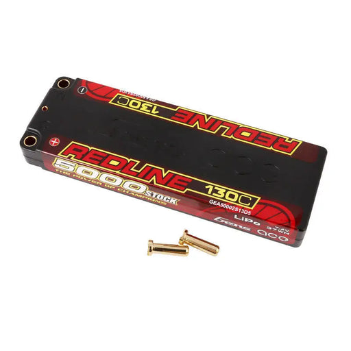 Gens ace Redline Series 5000mAh 7.4V 130C 2S1P HardCase 56# HV Lipo Battery - Lithium and NiMH<<<Batteries<<<RC