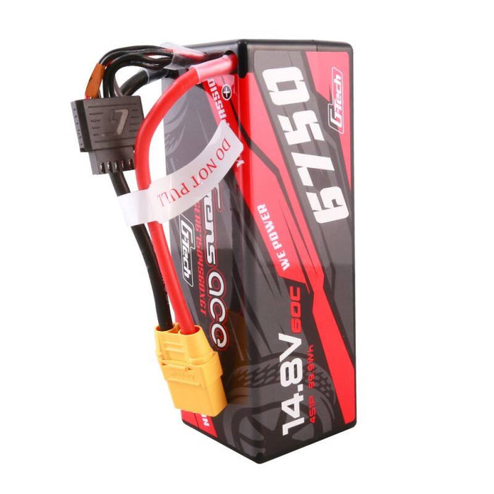 Gens ace G-Tech 6750mAh 14.8V 60C 4S1P 14# XT90 Battery