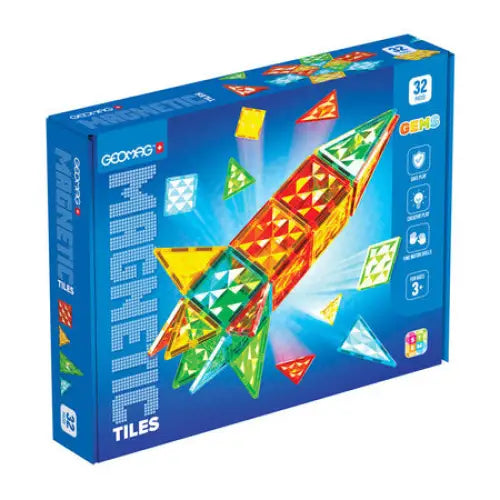 Geomag Gems Rocket 32 magnetic tiles - Blocks and construction sets<<<Toys<<<InnproXML