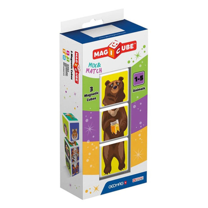 MAGNETIC CONSTRUCTOR GEOMAG MAGICUBE ANIMALS 3 1-5