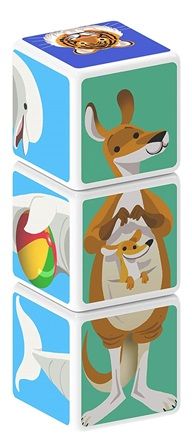 MAGNETIC CONSTRUCTOR GEOMAG MAGICUBE ANIMALS 3 1-5