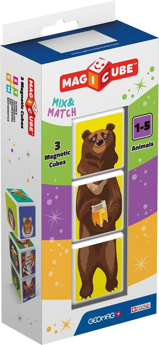 MAGNETIC CONSTRUCTOR GEOMAG MAGICUBE ANIMALS 3 1-5