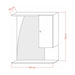 GERA FLORENCE 60 MIRROR BATHROOM CABINET - Мебели<<<Мебели и огледала за баня<<<Баня<<<Praktiker