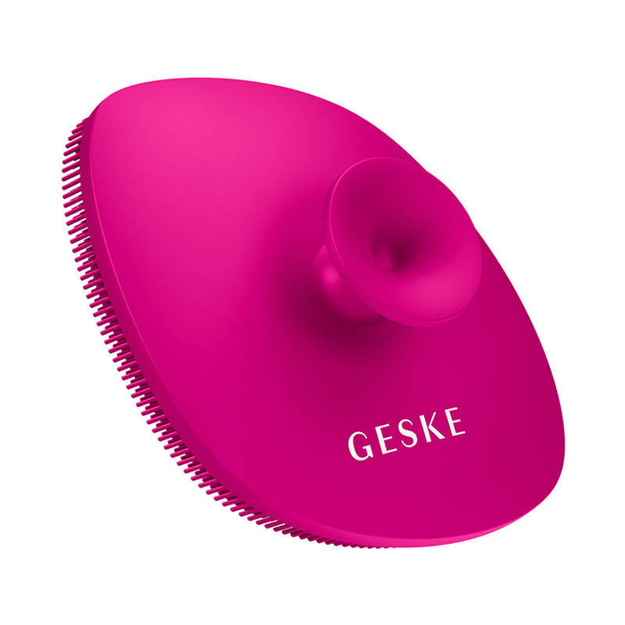Facial Cleaning Brush 4in1 with Handle Geske with APP(magenta)