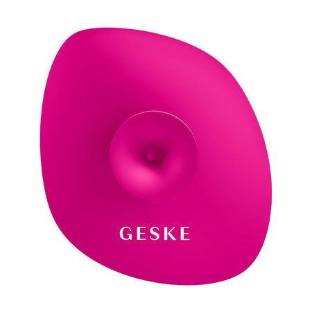 Facial Cleaning Brush 4in1 with Handle Geske with APP(magenta)