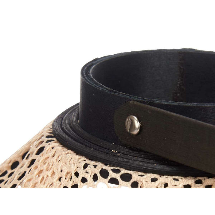 Lantern Gift Decor Black Beige Wood Cloth Glass Lantern 25 x 30 x 25 cm With handle (2 Units)