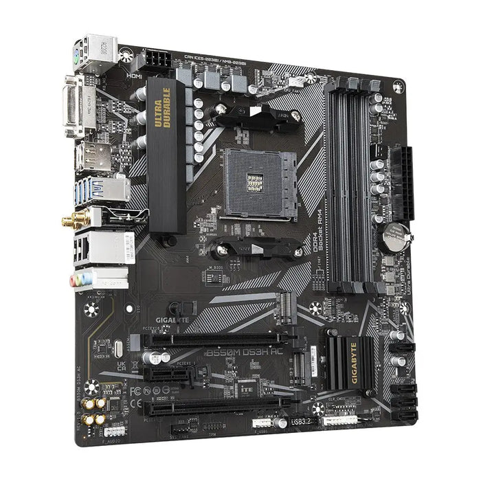 Gigabyte B550M DS3H Socket AM4 micro ATX AMD B550 - Дънни платки<<<Компютърни компоненти<<<ValiAPI