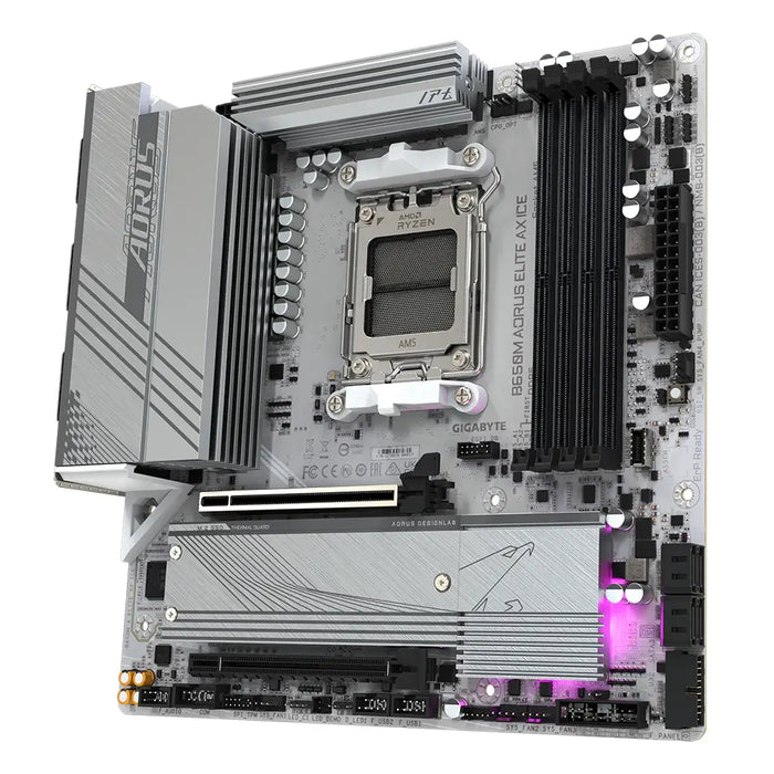 GIGABYTE B650M AORUS ELITE AX ICE motherboard - Дънни платки<<<Компютърни компоненти<<<ValiAPI&&&Дънни
