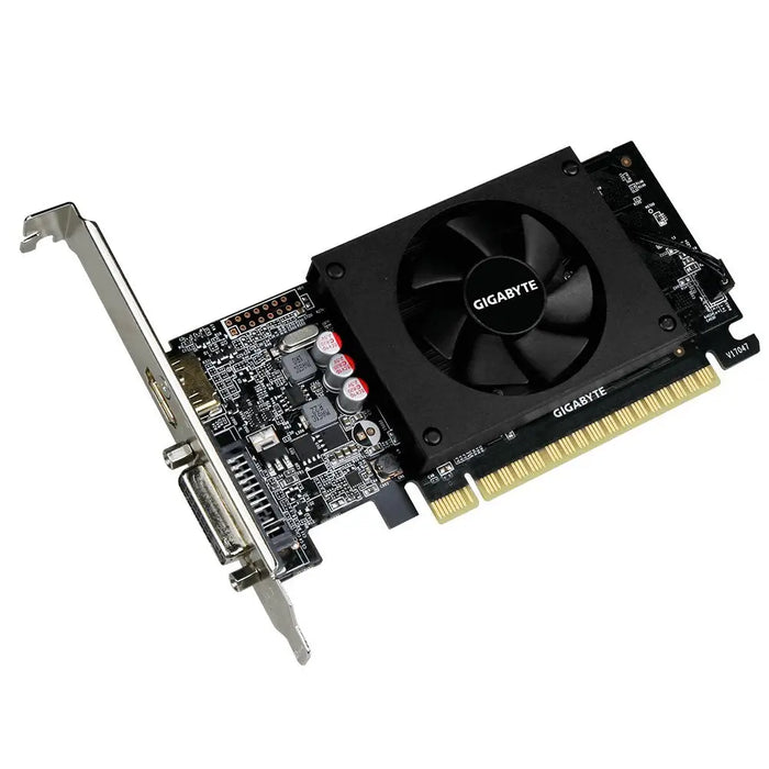 Gigabyte GV-N710D5-2GL graphics card NVIDIA GeForce GT 710 2 GB GDDR5 - Видео карти<<<Компютърни компоненти<<<ValiAPI