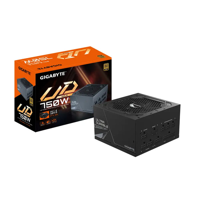 GIGABYTE UD750GM PG5 power supply unit 750 W 20 + 4 pin ATX ATX Black - Захранвания<<<Компютърни компоненти<<<ValiAPI