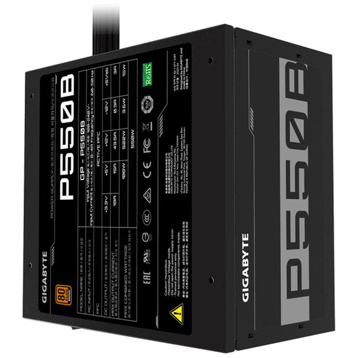 Power supply unit Gigabyte GP-P550B, 550W, 80+, Bronze
