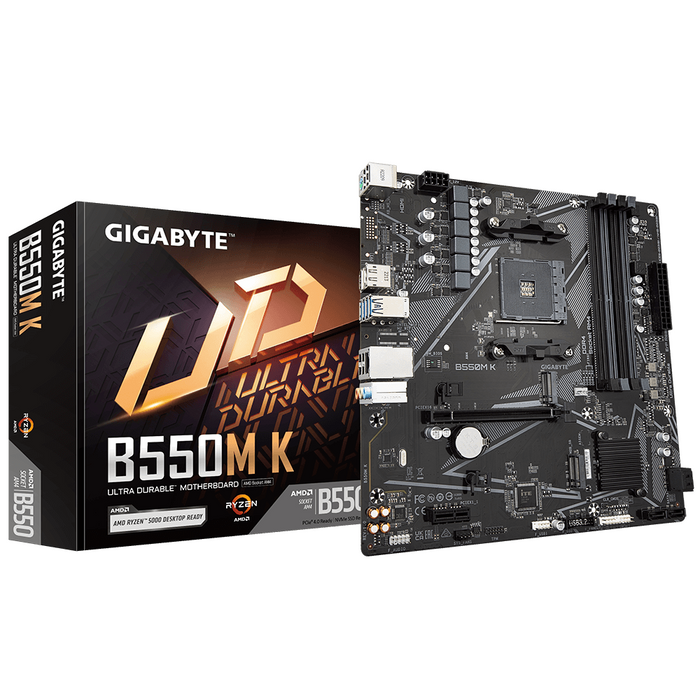 GIGABYTE B550M K 4 x DDR4 motherboard