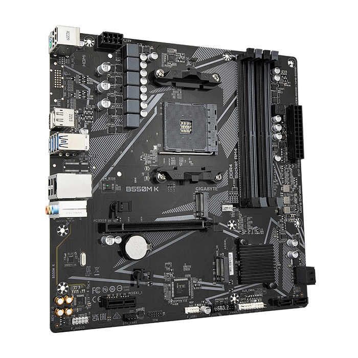 GIGABYTE B550M K 4 x DDR4 motherboard