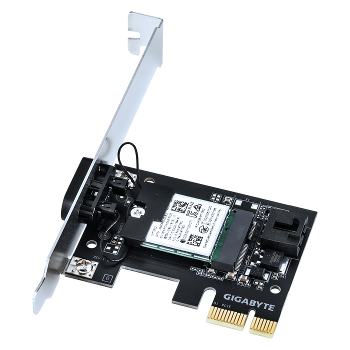 GIGABYTE GC-WIFI6E MediaTek MT7902 WIFI 6E 2x2 802.11ax, Bluetooth 5.2 Wireless Card