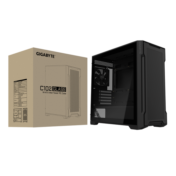 Gigabyte C102 Glass Black Mid-Tower box