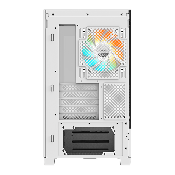 Box GIGABYTE C201 PANORAMIC ICE + 3 ARGB Fans