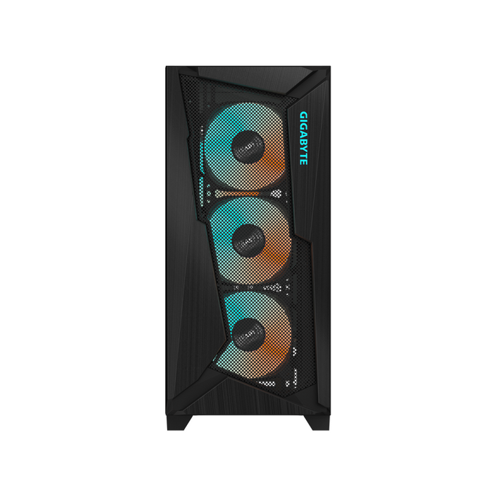 Box Gigabyte C301 Black V2, TG, Mid-Tower