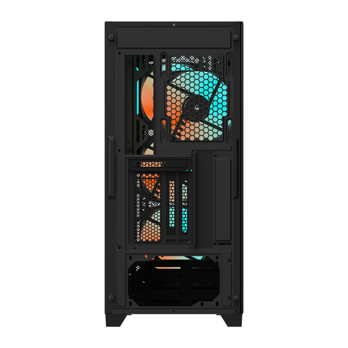 Box Gigabyte C301 Black V2, TG, Mid-Tower