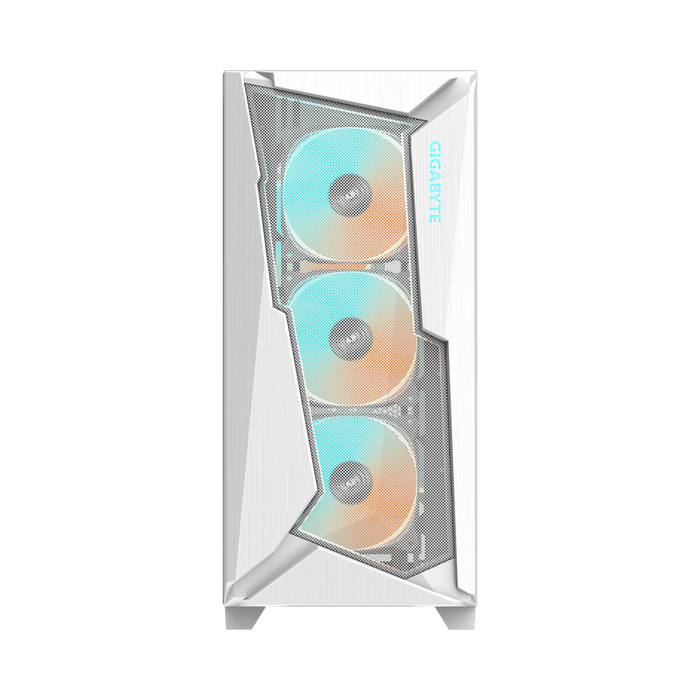 Box Gigabyte C301 WHITE V2, TG, Mid-Tower