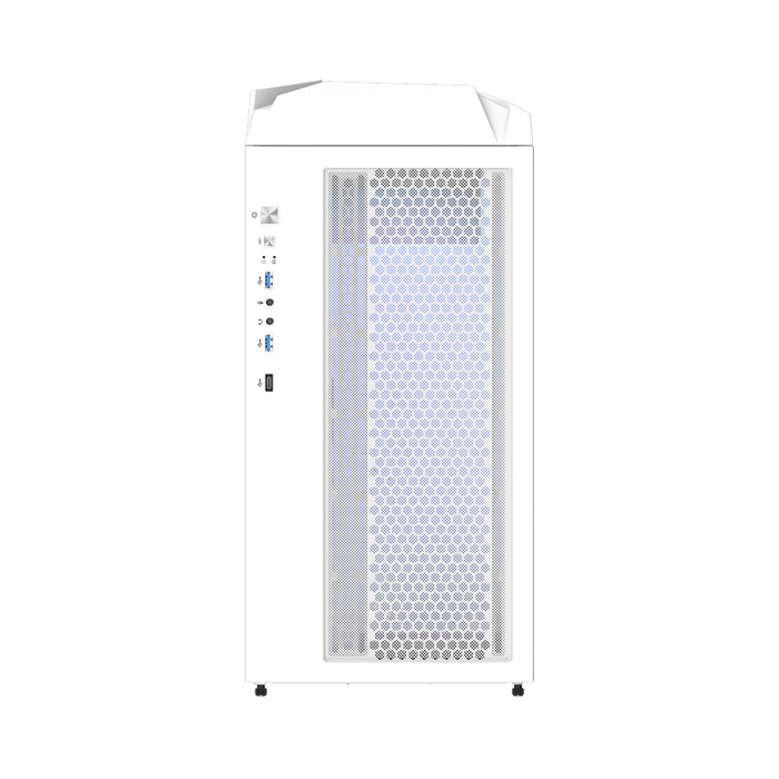 Box Gigabyte C301 WHITE V2, TG, Mid-Tower