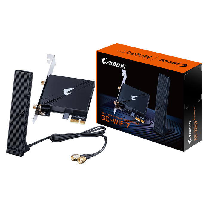Wireless card GIGABYTE AORUS WIFI 7 5800Mbps, Bluetooth 5.3