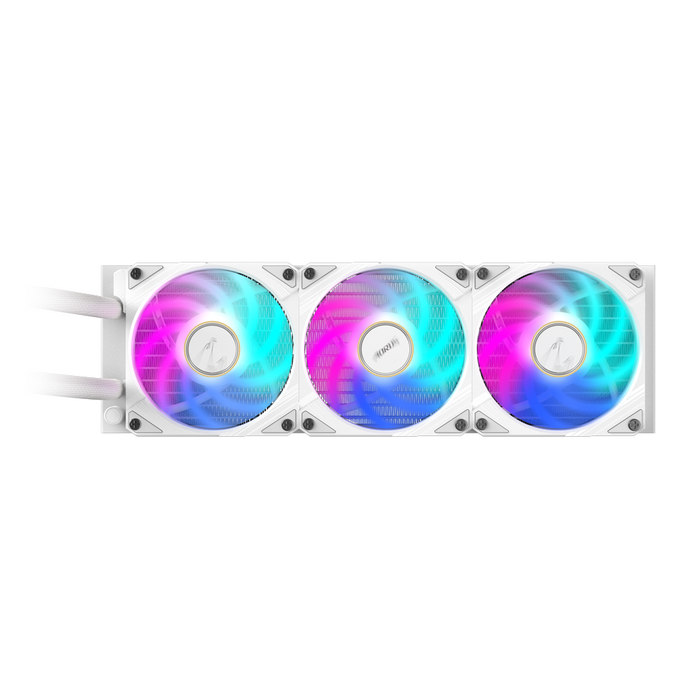 Processor cooler Gigabyte AORUS WATERFORCE X II 360 ICE, LCD Display