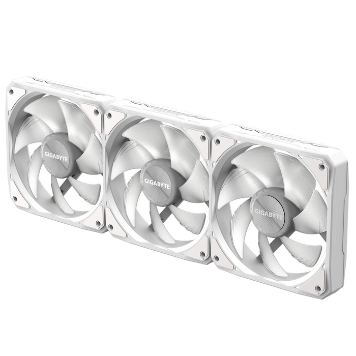 Fan Set 3-Pack GIGABYTE AORUS EZ CHAIN FAN 120 ICE, 120x120x25mm ARGB