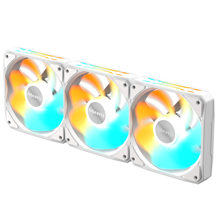 Fan Set 3-Pack GIGABYTE AORUS EZ CHAIN RVS FAN 120 ICE, 120x120x25mm ARGB