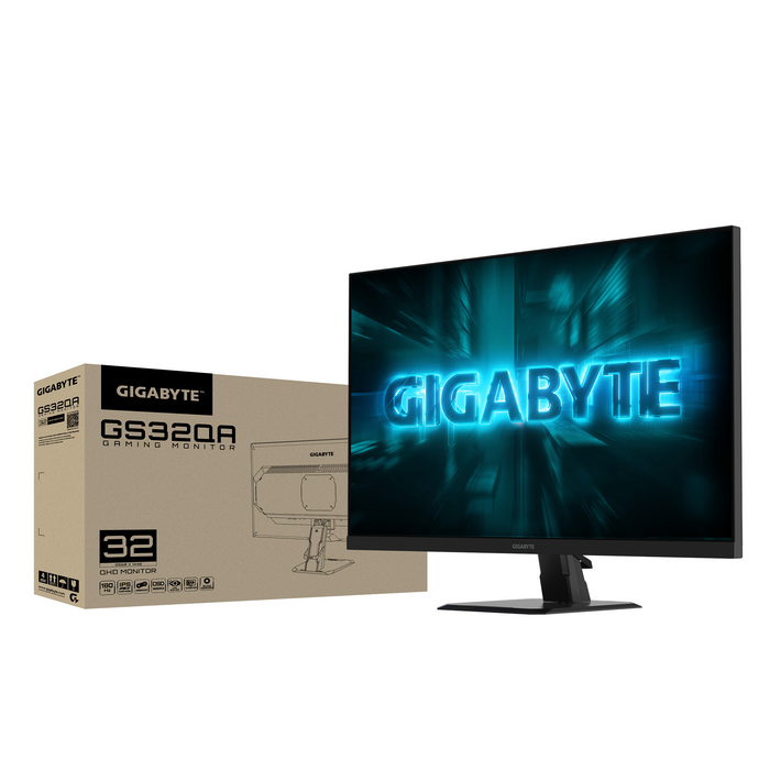 Gaming Monitor Gigabyte GS32QA - 32" SS-IPS QHD(2560x1440), 180Hz, 1ms, HDR Ready