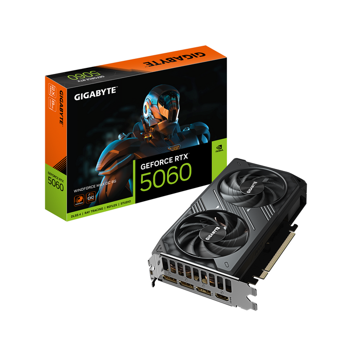 Video card GIGABYTE RTX 5060 WINDFORCE MAX OC 8GB GDDR7