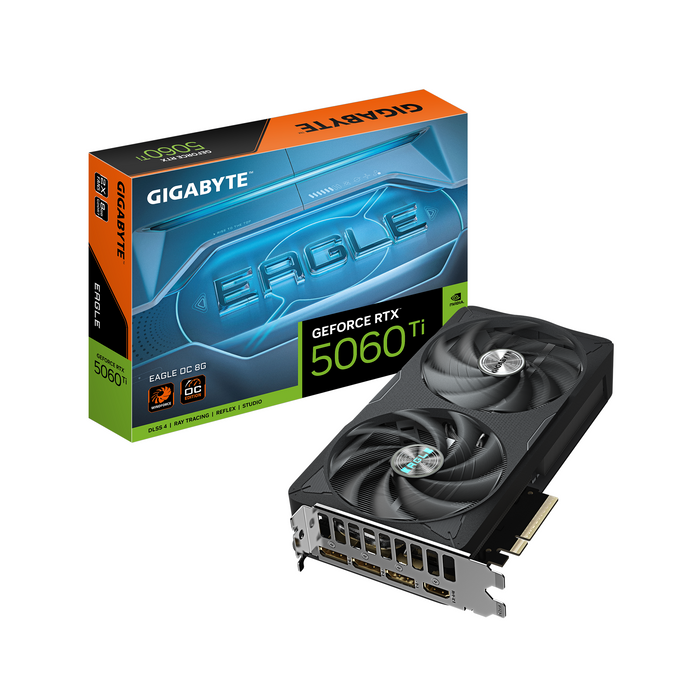 Video card GIGABYTE RTX 5060 TI EAGLE OC 8GB GDDR7