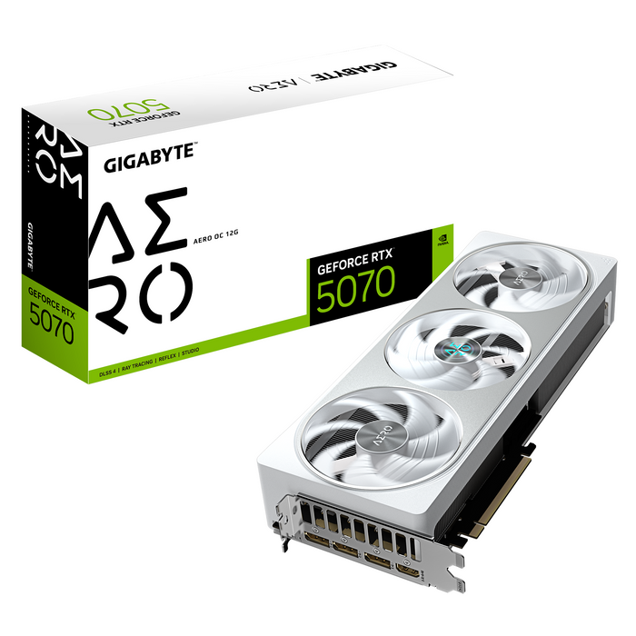 Video card GIGABYTE RTX 5070 AERO OC 12GB GDDR7