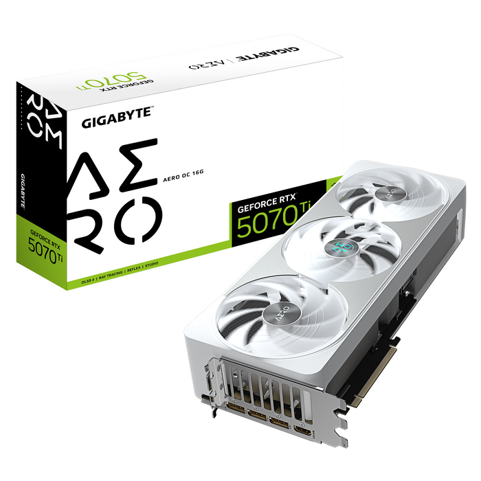 Video card GIGABYTE RTX 5070 TI AERO OC 16GB GDDR7
