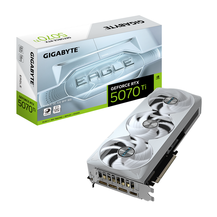 Video card GIGABYTE RTX 5070 TI EAGLE ICE OC SFF 16GB GDDR7