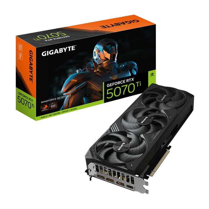 Video card GIGABYTE RTX 5070 TI WINDFORCE OC SFF 16GB GDDR7