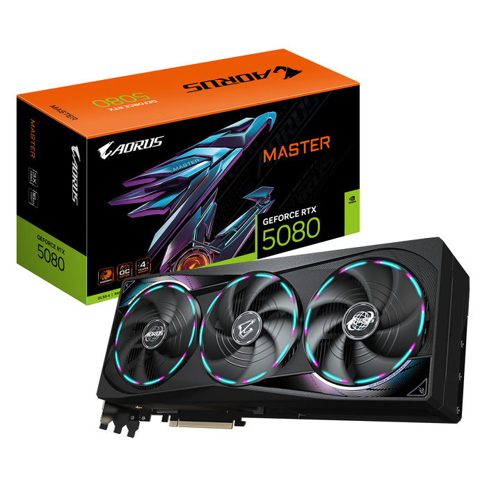 Video card GIGABYTE AORUS RTX 5080 MASTER 16GB GDDR7