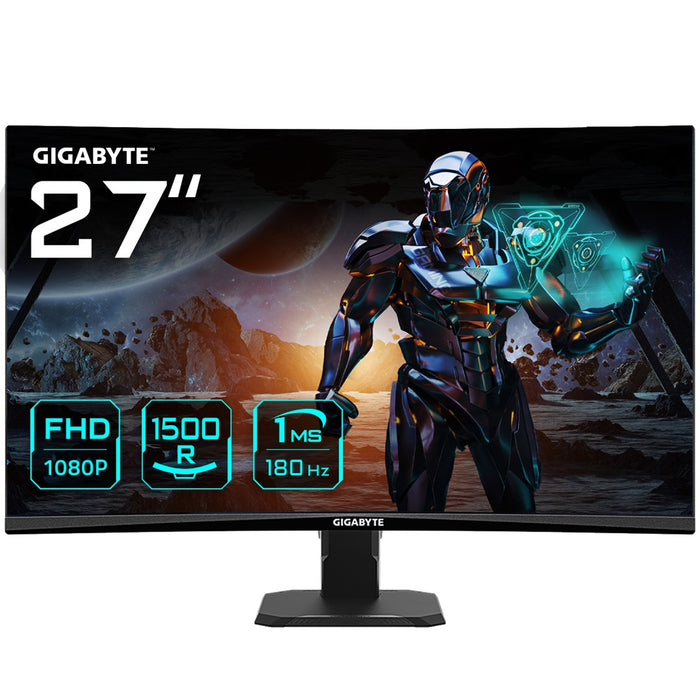 Gaming Monitor Gigabyte GS27FC, 27" VA FHD, 180Hz, 1ms