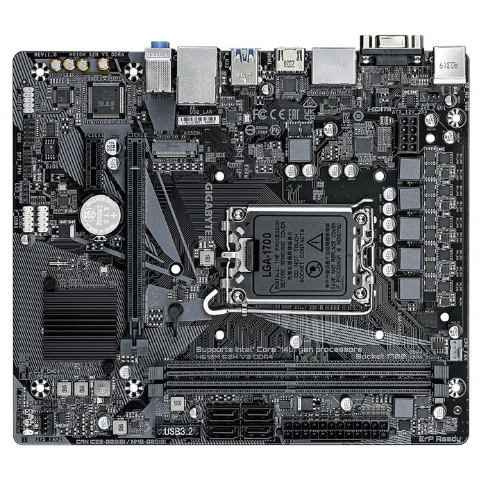 Motherboard GIGABYTE H610M-S2H V3 DDR4, socket 1700, Micro ATX
